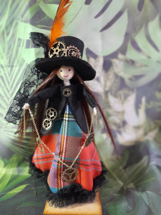 Steampunk Figurine: Lady Ember Gearhart - Forever After Boutique