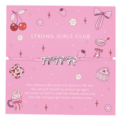 Strong Girls Club Bracelet - Forever After Boutique