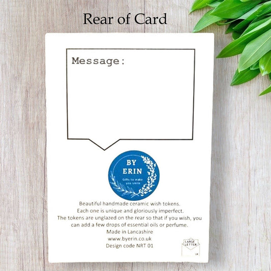 Those we Love... Ceramic Pocket Token Pocket Hug and Card - Forever After Boutique