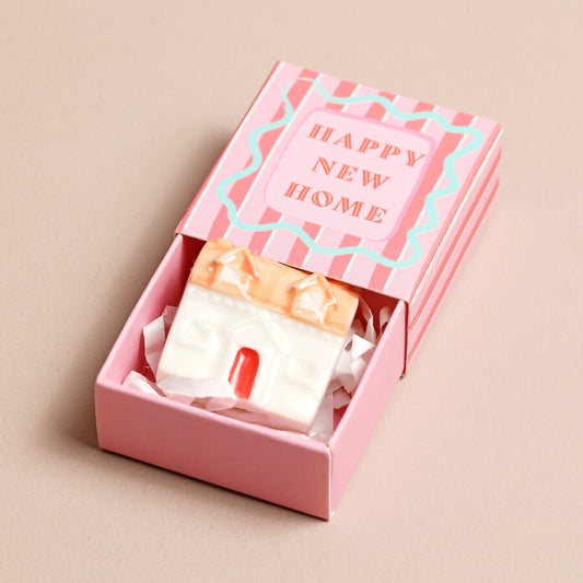 Keepsake Tiny Matchbox Ceramic New House Token