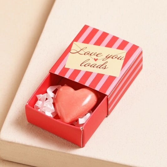 Keepsake Tiny Matchbox Ceramic Love Token