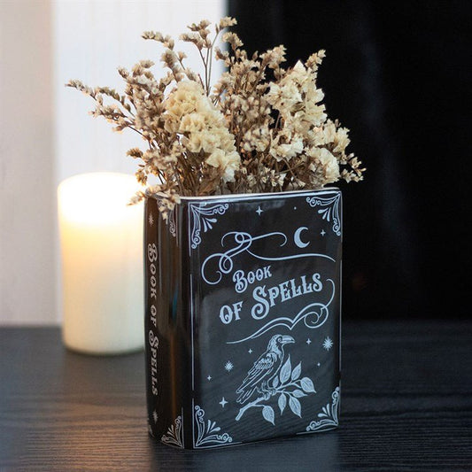 Vase: Book of Spells Ceramic Flower Vase - Forever After Boutique