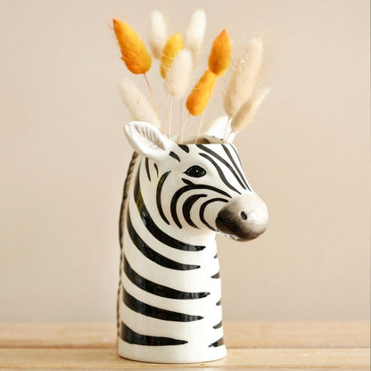 Vase: Zebra - Forever After Boutique