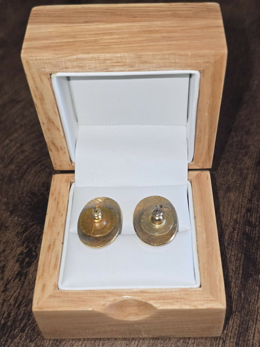 Vintage floral Cloisonne Earrings - Forever After Boutique
