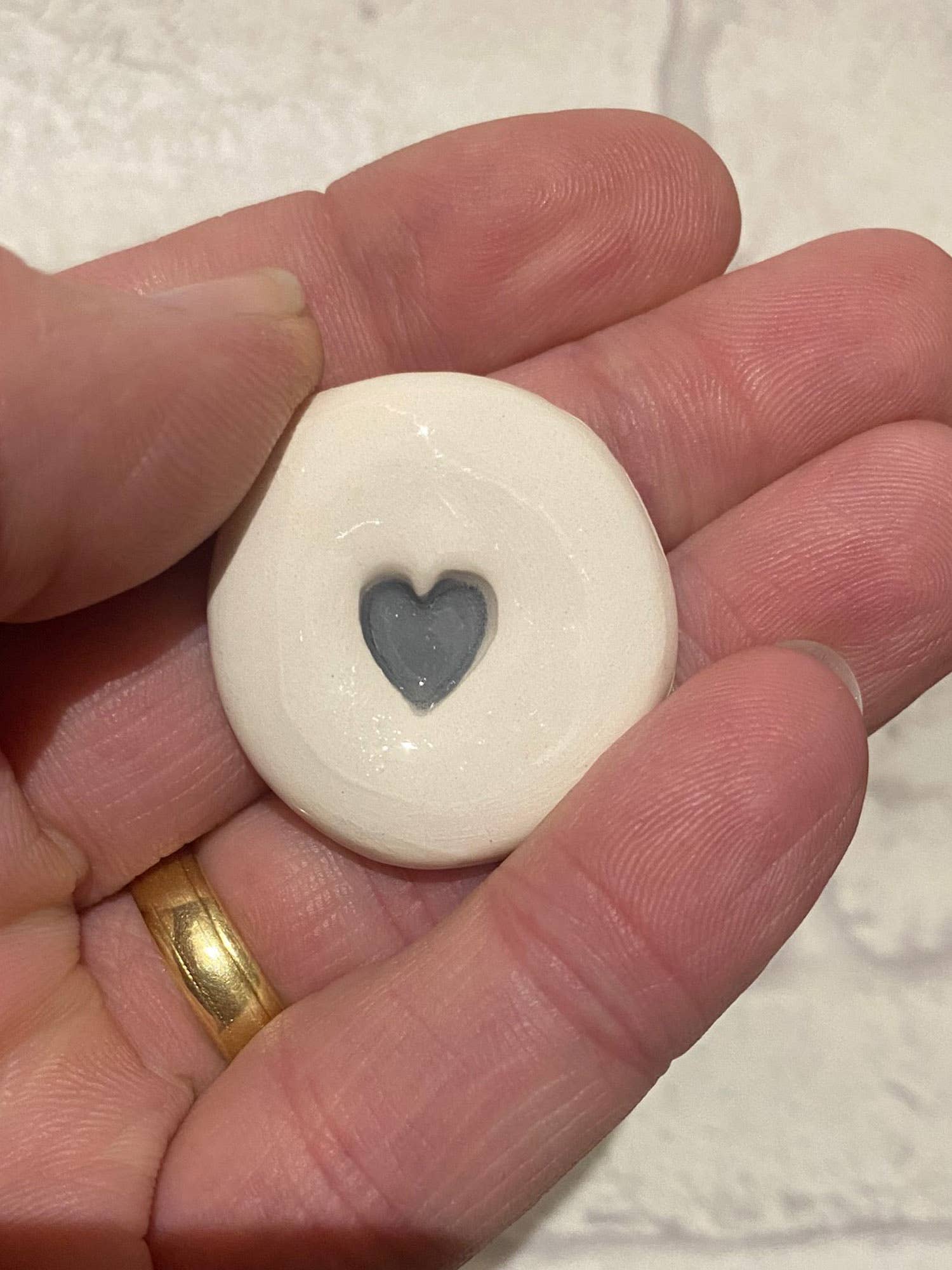 Wedding Wish Ceramic Pocket Token Pocket Hug and Card - Forever After Boutique