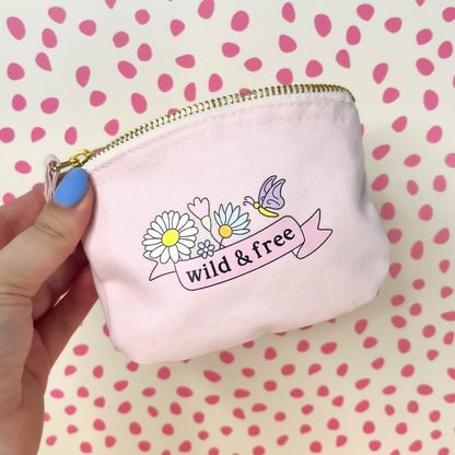 Wild and Free Mini Pouch