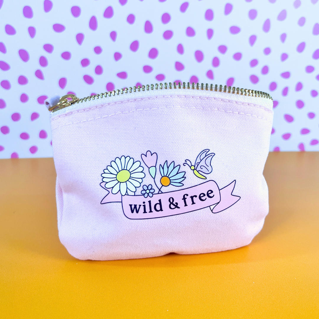 Wild and Free Mini Pouch