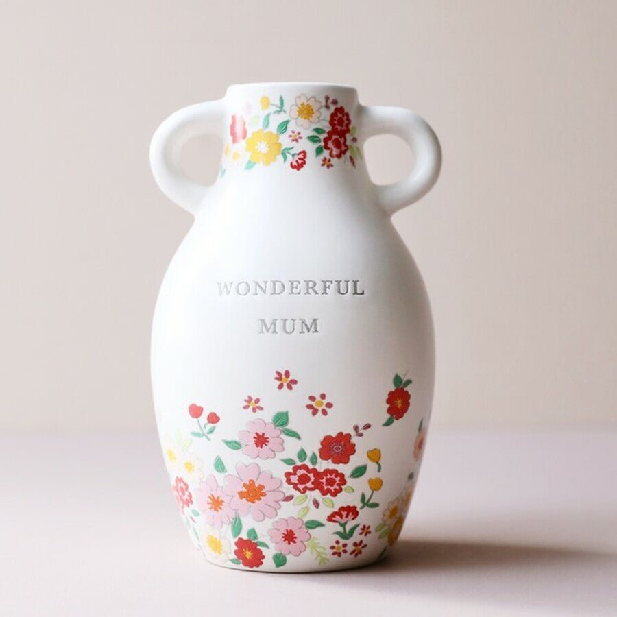 Wonderful Mum Ceramic Floral Vase - Forever After Collective