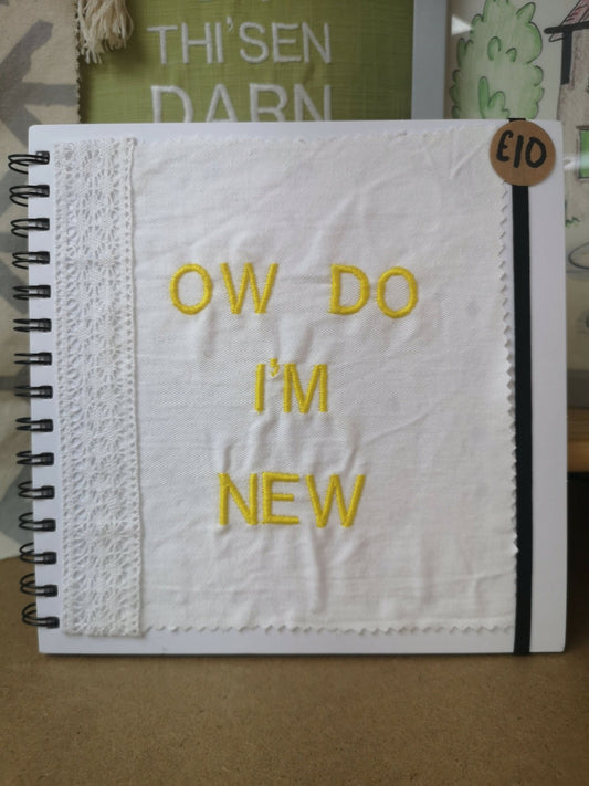 Yorkshire Ow Do I'm New baby photo keepsake album - Forever After Boutique