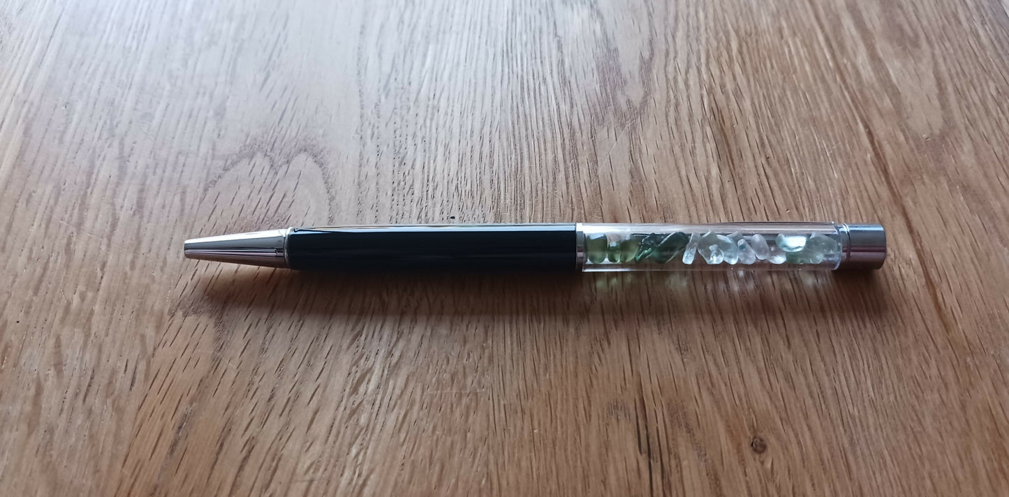 SEA GLASS FILLED BALLPOINT PEN