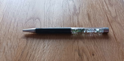 SEA GLASS FILLED BALLPOINT PEN
