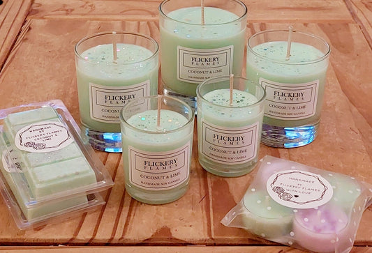 Coconut & Lime collection from Flickery Flames! - Forever After Collective