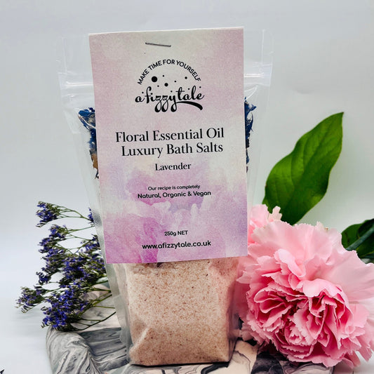Luxury Floral Bath Salts - Lavender - Forever After Collective