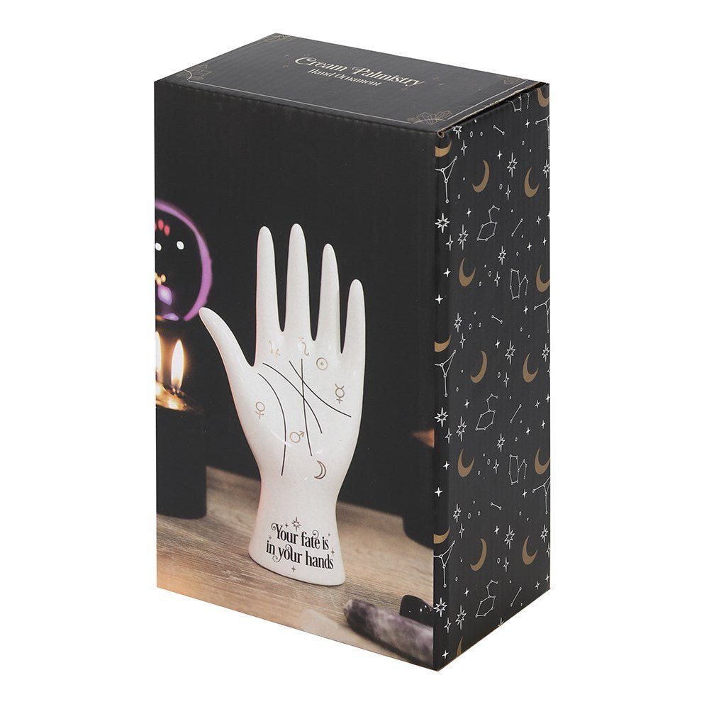 The Fortune Teller Palmistry Hand Ceramic Ornament - Forever After Collective